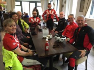 A well earned coffee stop